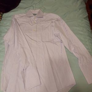 Charles Tyrwhitt Purple/White Dress Shirt
